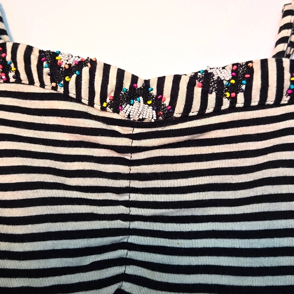 Roxy Adjustible Spaghetti Strap Dress with colorful Beading Size Small - Picture 3 of 11